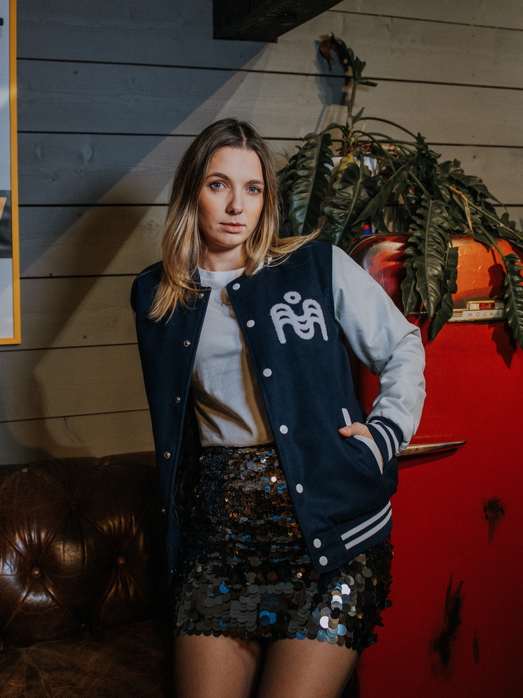Bomber Jacket Blue/White - Marat